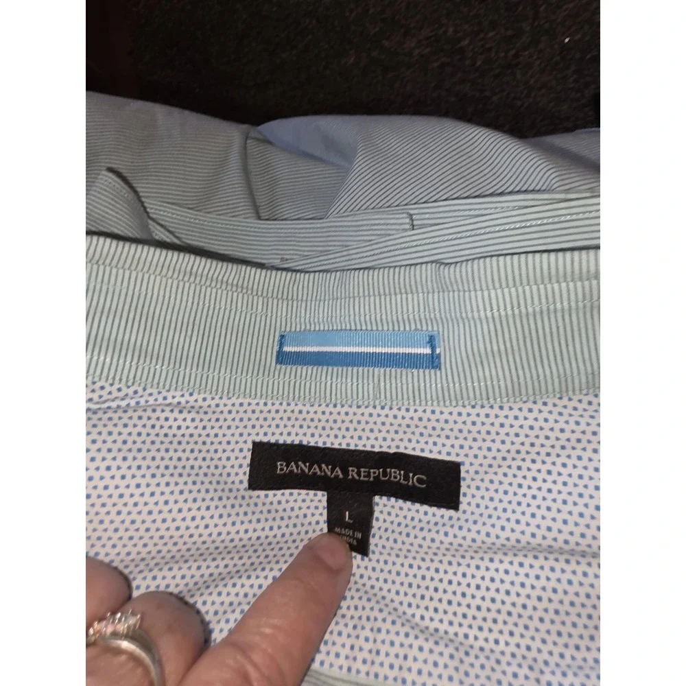 Banana Republic Short Sleeve Shirt  Mens Button-down.‎  Vacation, Resort,...